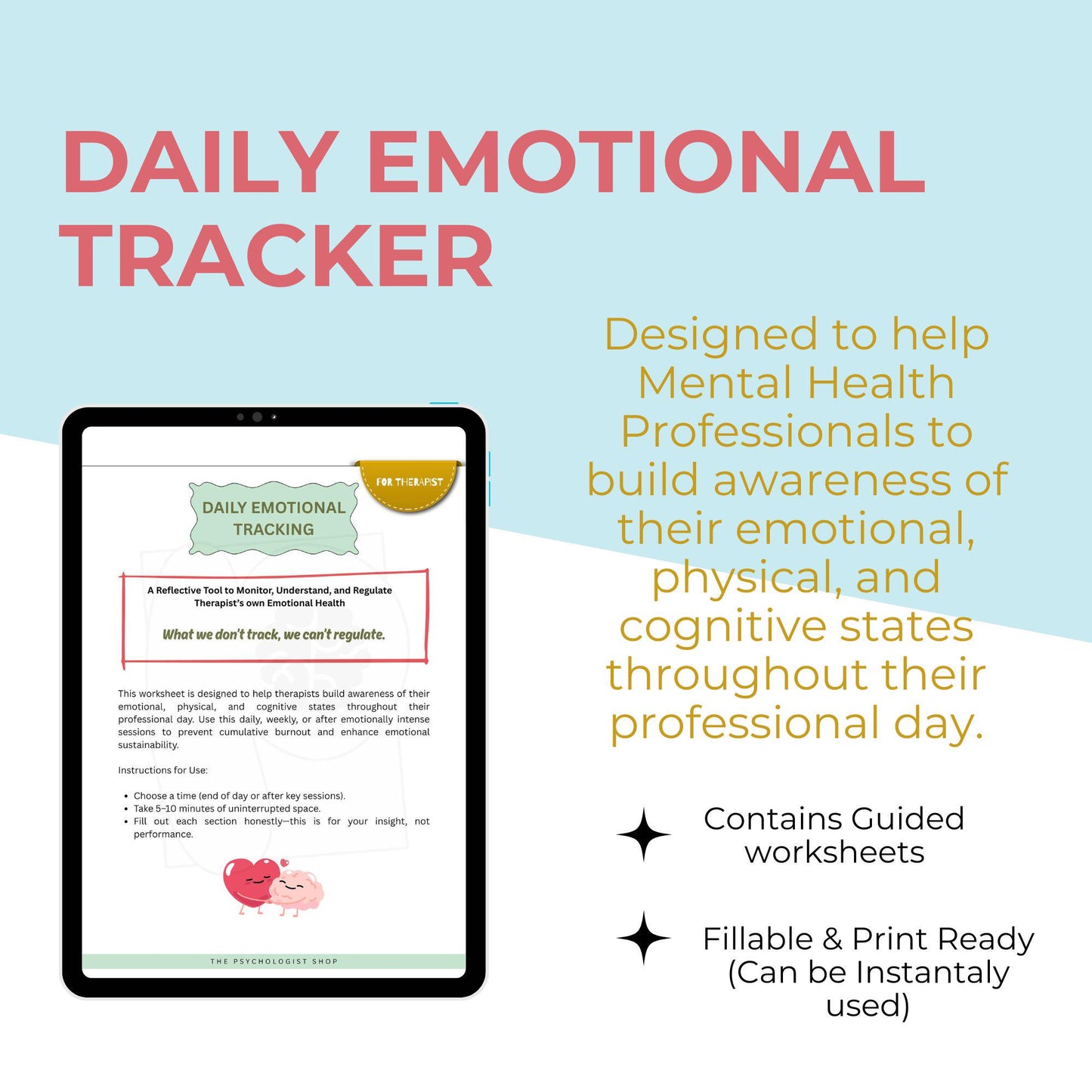 Daily Emotional Tracker (For Therapist)