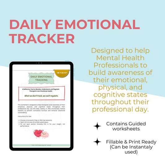 Daily Emotional Tracker (For Therapist)