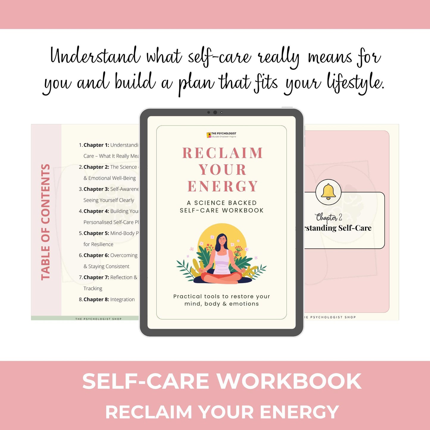 The Self-Care Workbook: Your Guide to Restoring Balance, Building Resilience & Prioritizing You
