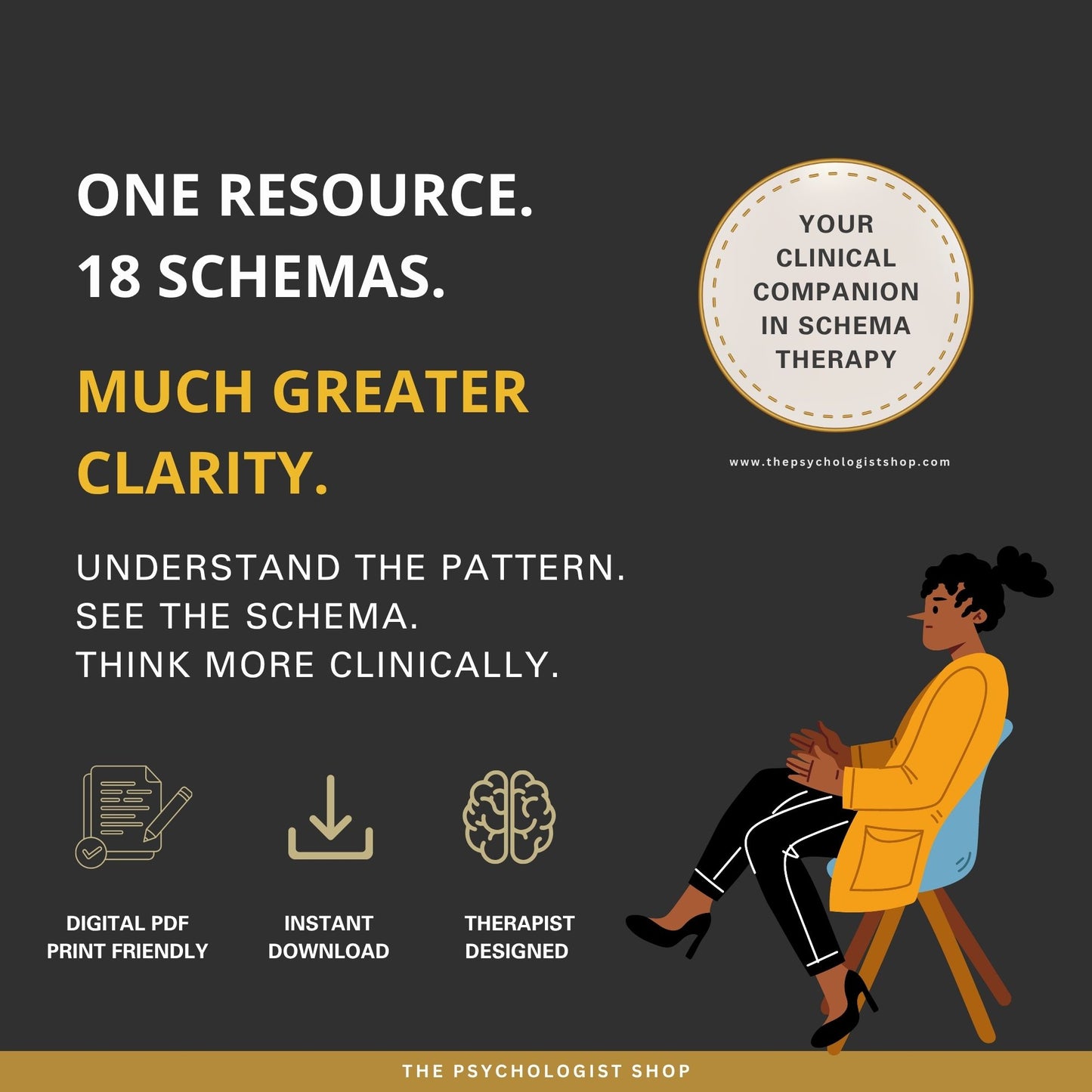 18 Early Maladaptive Schemas — A Therapist's Clinical Quick-Reference Guide